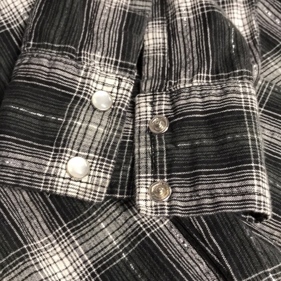 CUMBERLAND OUTFITTERS LARGE BLACK GRAY PLAID - Picture 9 of 9